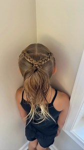 Elevate your ponytail! Quick and easy school hairstyle for those busy mornings. Keep your hair pulled back and out of your face with this super cute hairstyle. Follow @cutsncurls_ for more hair tutorials, styles, tips and tricks! #easyschoolhairstyles #schoolhairstyles #clevelandsalon #kidssalon #kidhairstyles #kidhairideas #easyhairstyles #kidshair #clevelandstylist #clevelandhairstylist #tutorial #hairtutorial #diyhair #schoolhair #hairstyle #simplestyle #quickhair #girlstyle #hairhacks #littl