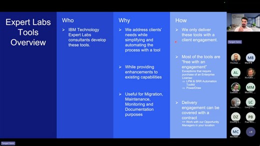 IBM Expert Labs Tools and Offerings