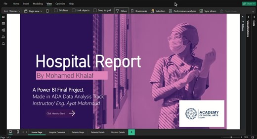 ADA Egypt Data Analytics Track Capstone Project: Hospital Report | Mohamed Khalaf posted on the topic | LinkedIn
