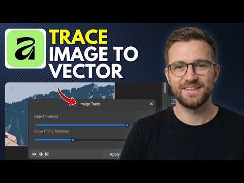 How to Trace an Image to Vector in the New Affinity App (Step By Step 2026)