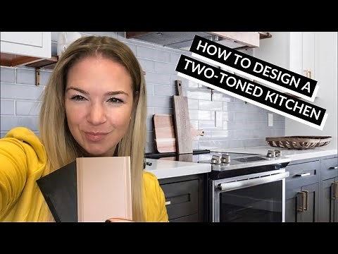 Interior Design ***A-two toned Kitchen Makeover*** || How to Two tone kitchen cabinets