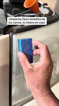 This is how to clean yellowed headlights at home