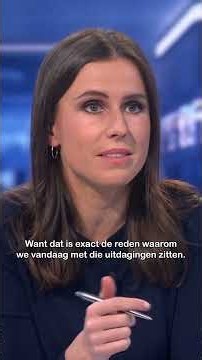 Valerie Van Peel: 'Financiële markten kijken mee' #shorts