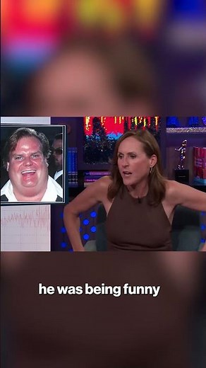Molly Shannon Remembers Chris Farley's Pre-'SNL' Ritual And Other Quirks #shorts