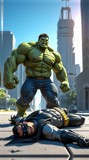 Hulk Vs Justice League #hulk #batman #robin #aquamen #mulhermaravilha #shazam #flash #superman