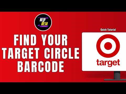 HOW TO FIND YOUR TARGET CIRCLE BARCODE IN THE TARGET APP