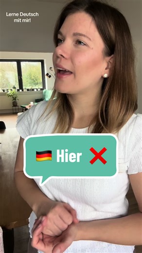 Richtige Verwendung von 'her' und 'hier' auf Deutsch lernen