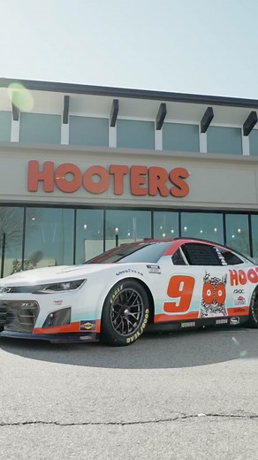 Counting down the days until the Hooters Car takes the track 🏁 #nascar #hootersgirls