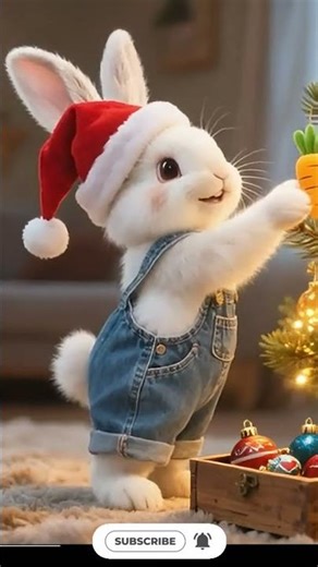 Cutest Bunny Christmas Surprise Ever!