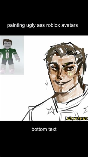 painting ugly ahh roblox avatars