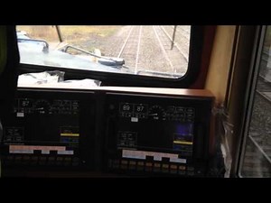 CSX es44ah locomotive cab tour (in cab view)