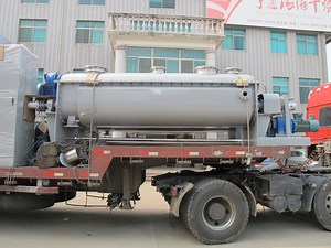 [Hot Item] Kjg Stainless Steel Hollow Paddle Vacuum Dryer Sludge Drying Machine