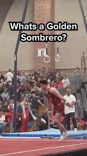 A “Golden Sombrero” in gymnastics is when a gymnast sticks all of the tumbling passes in their routine! This was my first and only (so far) in my career #gymnastics #athlete #sports #olympics #fitness #flip #tumbling | Taylor Burkhart