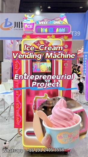 🍦Ice Cream Vending Machine | A Sweet Business That Makes Money 24/7 Product Core Advantages ✅ Ultra-Fast Production - Fully Automated Production Process, Taste Rivaling Professional Ice Cream Shops - A Variety of Classic Flavors Available, Cup-Serving - Spiral Extrusion Technology, Beautiful Design and Creamy Flavor ✅ DIY Multiple Flavors, Fully Automatic Robotic Operation ✅ Intelligent Operation and Maintenance System - Remote Monitoring via Mobile App, View Real-Time Sales Data - Supports Mul