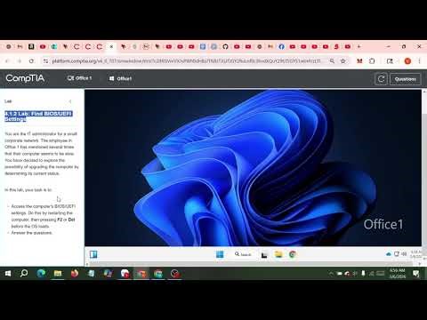 CompTIA A+ Core 1 | Lab 4.1.2 Find BIOS & UEFI Settings | Exam Prep