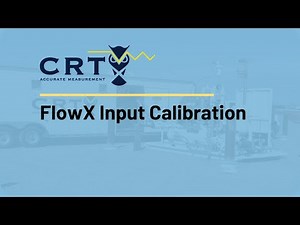 FlowX Input Calibration Training by CRT Services