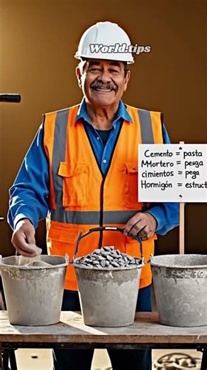 Many people believe that cement, mortar, and concrete are the same thing. Pay attention here!