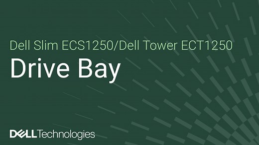 How to replace the drive bay on Dell Tower ECT1250/Dell Slim ECS1250