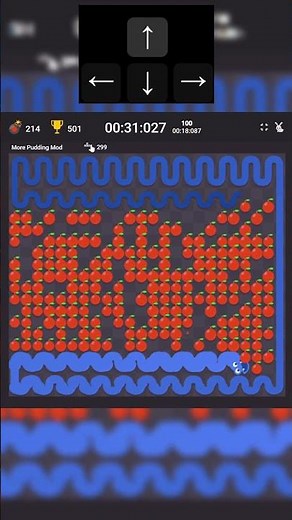 Google Snake but I spam inputs for a minute straight