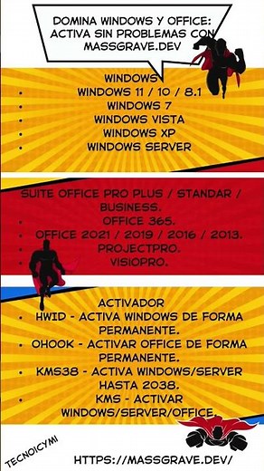 massgrave.dev activa gratuitamente office y windows