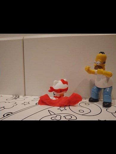 Homer Simpson @JAKKSPacific Hello Kitty Ninja Turtles Stop Motion