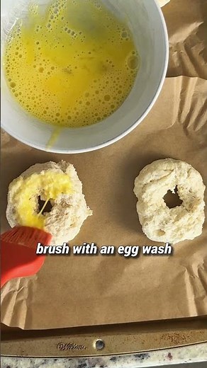High-protein bagel 🥯 full recipe in the description! 👇