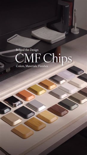 Mode Designs on Instagram: "Standard color swatches fall short when designing products. That’s why we developed this CMF system in-house to help us evaluate real materials, proportions, and combinations to make decisions before anything goes into production. #ModeDesigns #CMFDesign #ProductDesign #IndustrialDesign #DesignProcess"