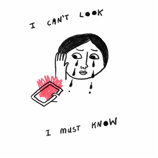 A vent gif about feeling overwhelmed at the constant stream of horrific news.