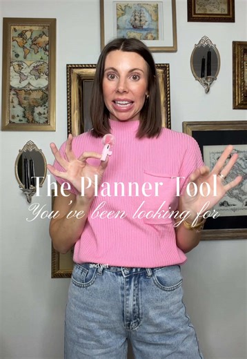 I’m so excited for this magical planner hack! I’m convinced it’s the thing that’s actually going to keep me consistently using my planner all year long!! #plannerhack #plannerstand #howtoactuallyuseyourplanner #paperplanner #adhdplanner