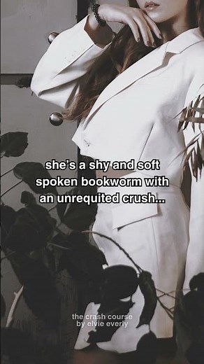 THE CRASH COURSE by ELVIE EVERLY // a must read bad boy x good girl #romancebook ✨