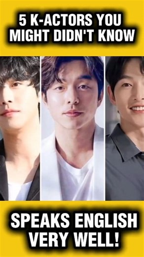 165K views · 2.2K reactions | 5 FAMOUS KOREAN ACTORS YOU MIGHT DIDN'T KNOW SPEAKS ENGLISH VERY WELL! | Chingunatics | Facebook