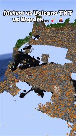 Meteor vs Volcano TNT vs Warden... ☄️🌋💥