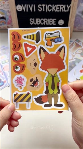 nick, zootopia face change sticker #vivistickerly