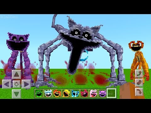 Poppy Playtime Chapter 3 SMILING CRITTERS by TIREDY ADDON UPDATE in MINECRAFT PE