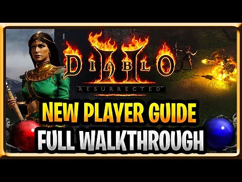 Diablo 2 Resurrected New Player and Beginner Guide Full Walkthrough Campaign Sorceress Part 1