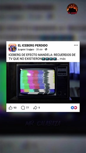 Iceberg del efecto mandela #mandela #efecto #Iceberg #relatosimpactantes😨