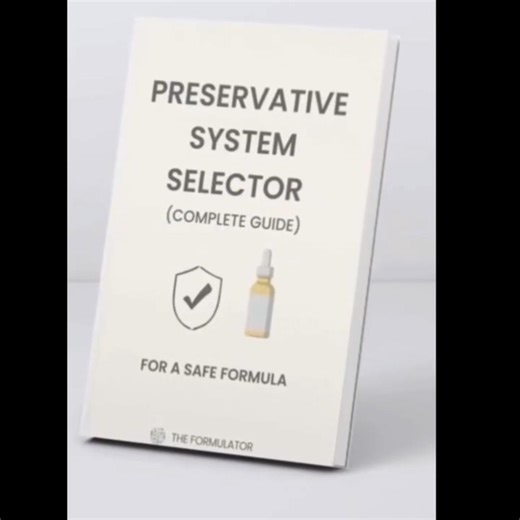 Don't guess preservatives, Use the right system for a safe skincare formulation. link in bio 📥