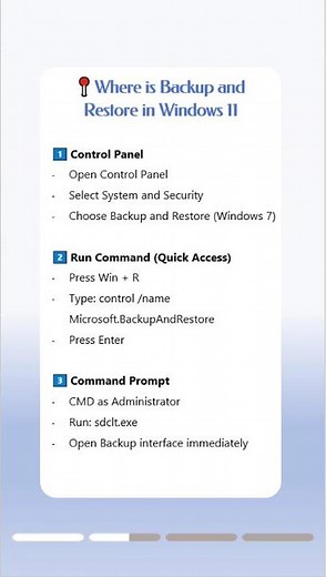 Backup & Restore in Windows 11 — What Works & How to Use It#windows11 #databackup #datarecovery