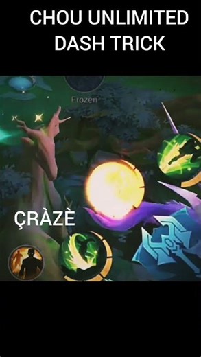 CHOU UNLIMITED DASH TRICK#mobalegends5v5 #moba5v5English #moba5v5pippin