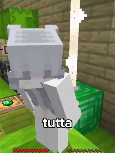 Minecraft ma non posso toccare il colore verde… #minecraft #shorts