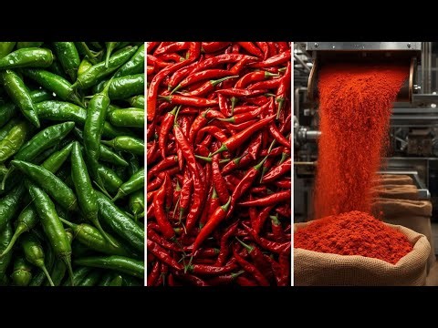 Red Chili Powder Factory Secrets Revealed