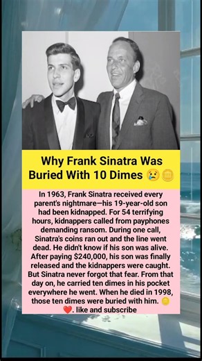 Why Frank Sinatra Was Buried With 10 Dimes 😢🪙 #truestory