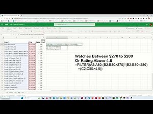 FILTER function multiple columns in Excel - Excel Tips and Tricks