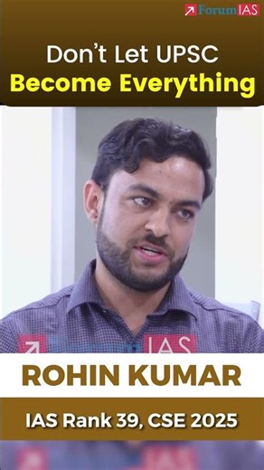 He Got Rank 39… But Warns Every UPSC Aspirant About These 2 Mistakes | ForumIAS