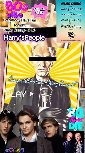 Everybody Have Fun Tonight - Wang Chung ‧ 1986