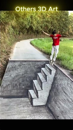 This 3D Art Illusion Fooled Everyone #shorts #art