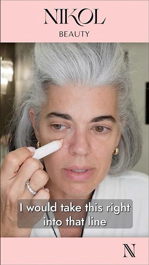 The Secret Eye Bag Trick | Nikol Johnson #eyebags #maturemakeup