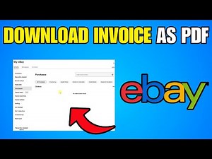 How To Download Invoice As PDF On eBay (Step By Step Guide)