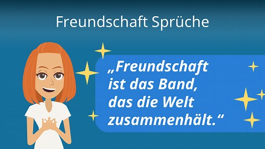 Freundschaft Sprüche • 55 schöne Sprüche