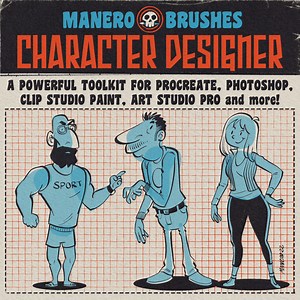 Character Designer Toolkit for Procreate, Photoshop, CSP and MORE!